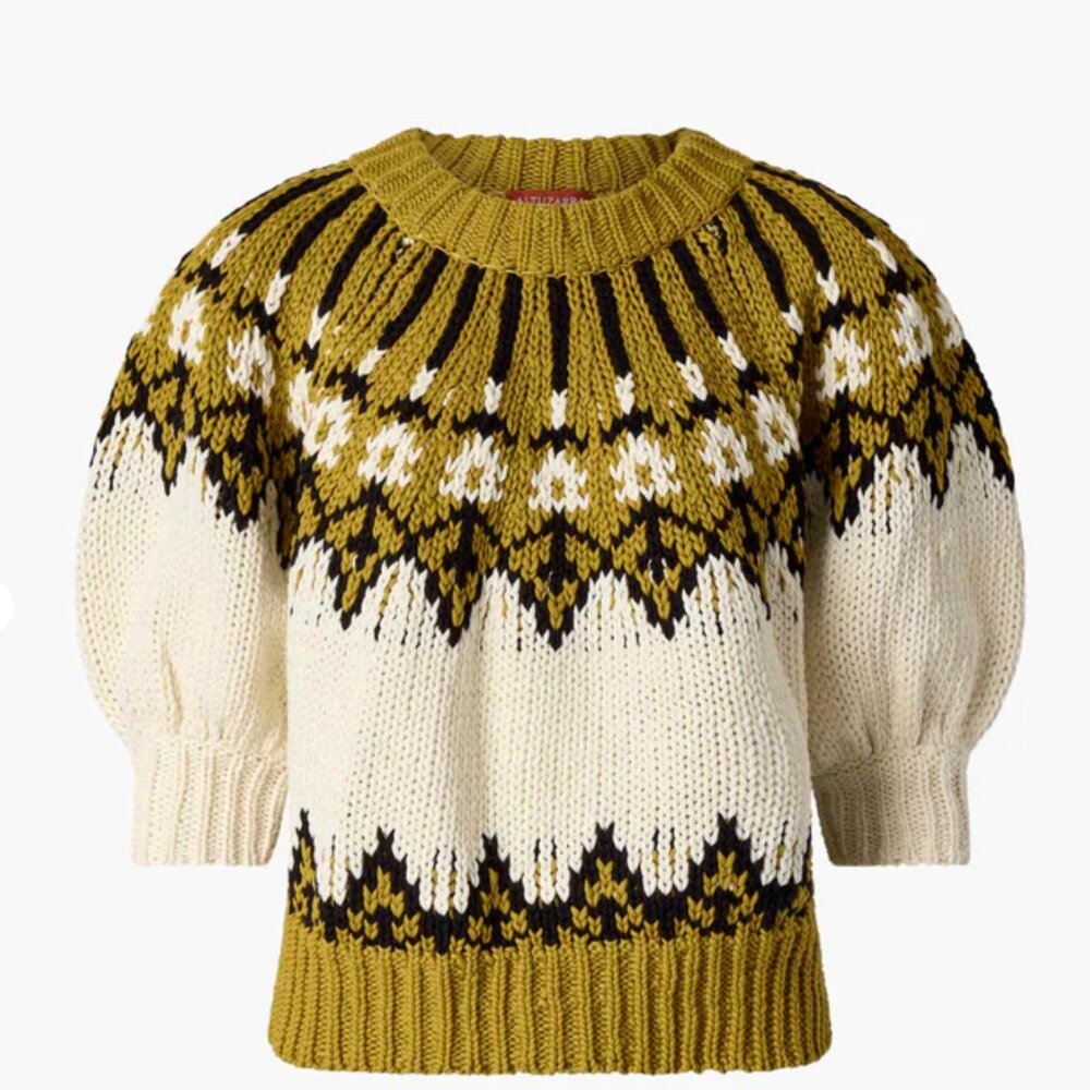 Altuzarra Marty Fair Isle cotton sweater